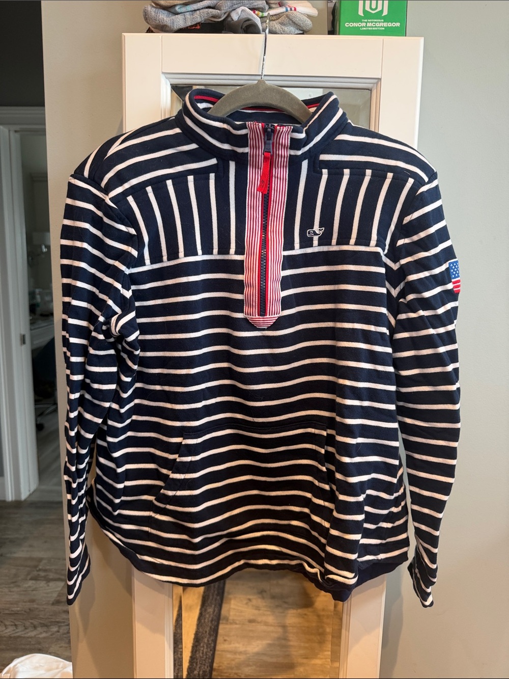 Americana Vineyard Vines Shep Shirt USA colors EUC